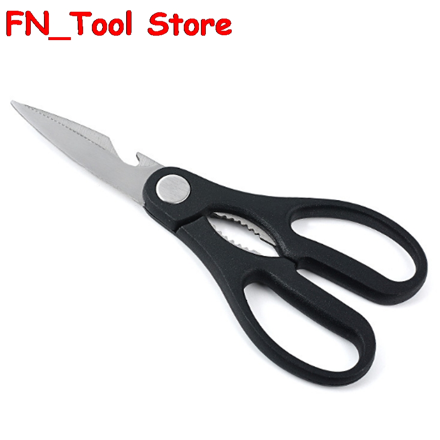  ٱ η ƿ  ֹ  ٺť /Household Multi-function stainless steel scissors Kitchen scissors Barbecue scissors